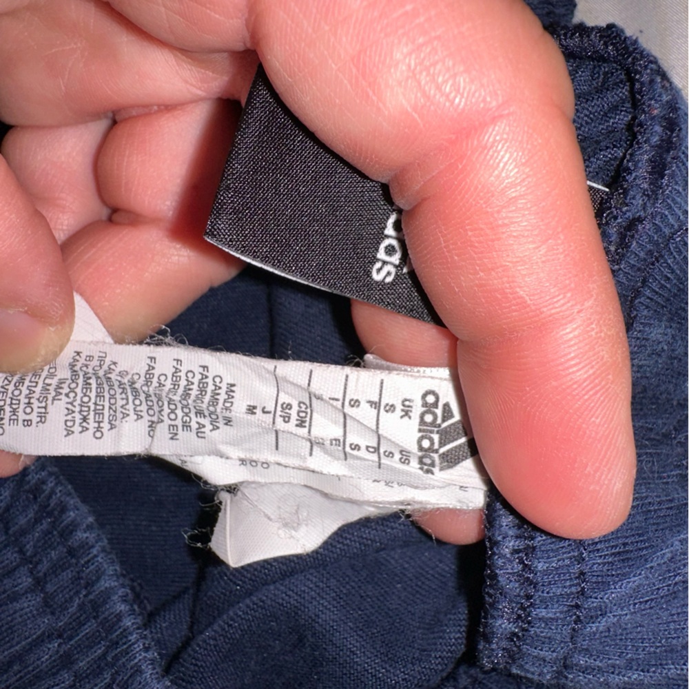 Adidas Kids Navy‎ Blue Sweatpants - Picture 3 of 6